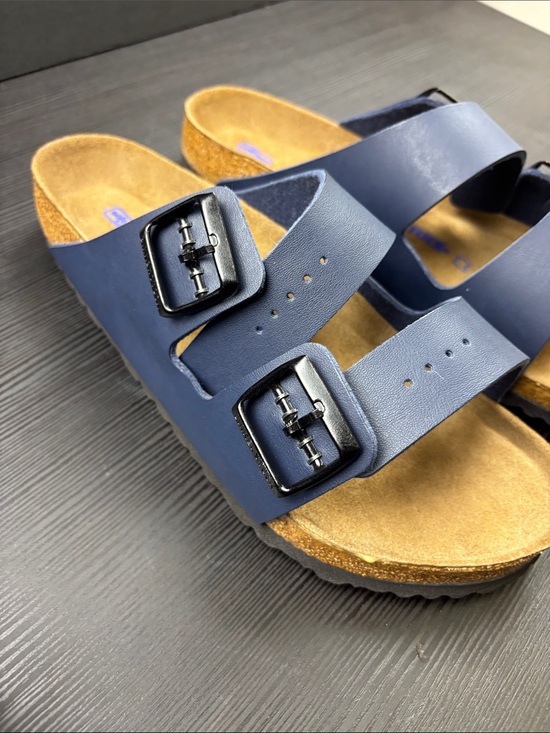 Birkenstock Men’s Arizona Two-Strap Sandal - Navy Blue main image 8